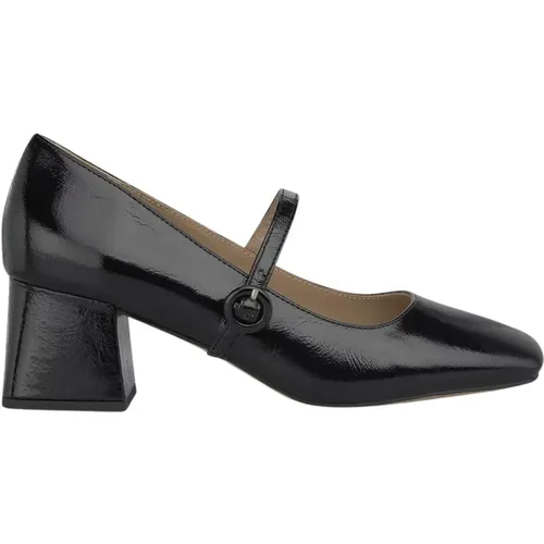 Mid-heeled buckle shoe , female, Sizes: 3 UK, 5 UK, 4 UK, 7 UK, 8 UK, 9 UK, 6 UK - Alma en Pena - Modalova