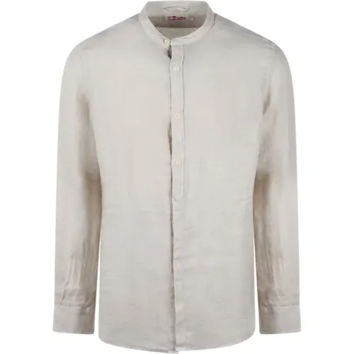 Naxos Linen Shirt Ss24 Regular Fit , male, Sizes: L, M, XL, S - MC2 Saint Barth - Modalova