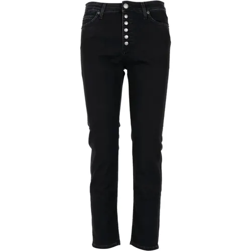 High Waist Denim Jeans mit Fünf Taschen , Damen, Größe: W25 - Roy Roger's - Modalova