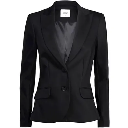 Schwarzer taillierter Blazer , Damen, Größe: XS - Summum Woman - Modalova