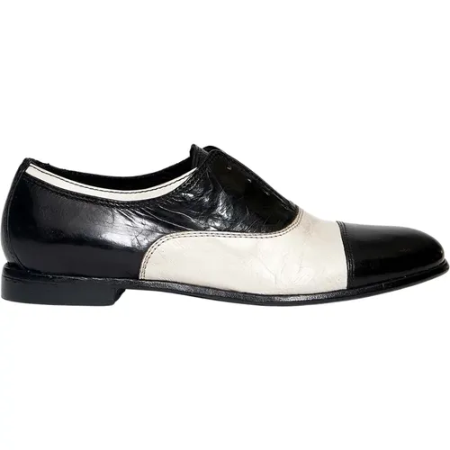 Women's Shoes Laced Bicolor Noos , female, Sizes: 5 UK - Hundred100 - Modalova