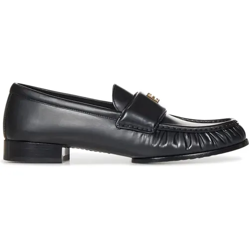 Leather Slip-on Shoes with 4G Detail , female, Sizes: 7 UK - Givenchy - Modalova