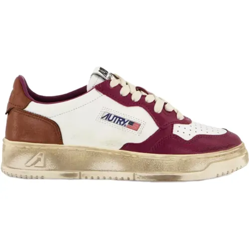 Vintage Low Top Sneakers , Damen, Größe: 35 EU - Autry - Modalova