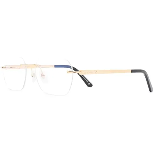 Goldene Optische Brille für den täglichen Gebrauch,CT0407O 001 Brillengestell,Silberne Optische Brille - Cartier - Modalova