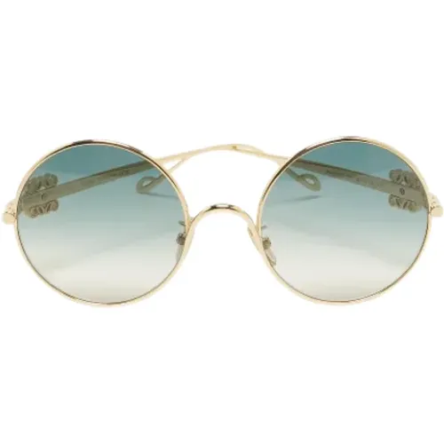 Pre-owned Metal sunglasses , female, Sizes: ONE SIZE - Loewe Pre-owned - Modalova