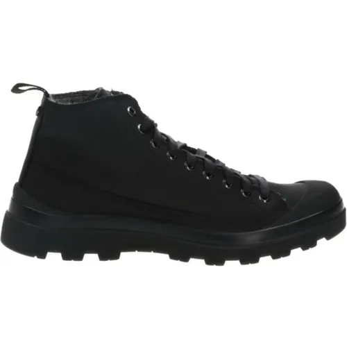 Leather Men's Boot with Laces , male, Sizes: 9 UK, 7 UK - Panchic - Modalova