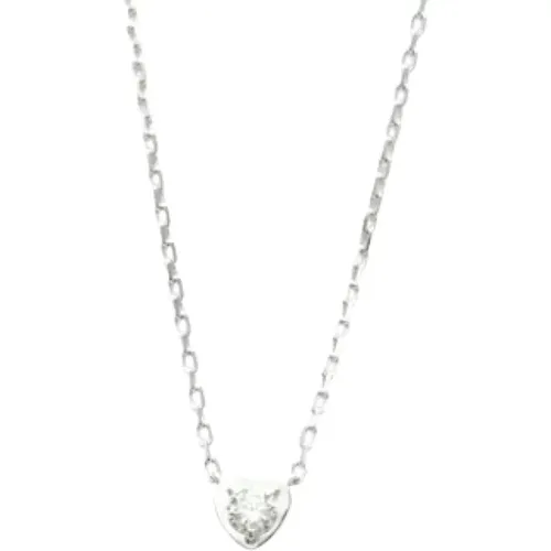 Pre-owned White Gold necklaces , unisex, Sizes: ONE SIZE - Cartier Vintage - Modalova