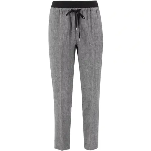 Womens Clothing Trousers Light Grey Mel Dark Grey , female, Sizes: L - Le Tricot Perugia - Modalova