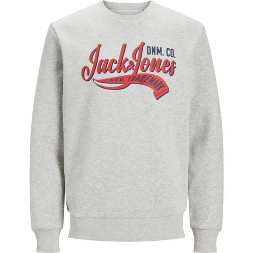 Logo Print Sweatshirt Pullover - jack & jones - Modalova
