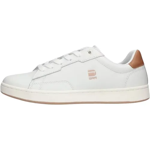 Weiße Low-Top-Sneakers Cadet , Damen, Größe: 39 EU - G-Star - Modalova