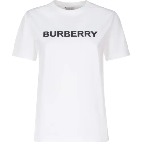 T-shirts and Polos with 98% Cotton 2% Elastane , female, Sizes: S, M, XS - Burberry - Modalova