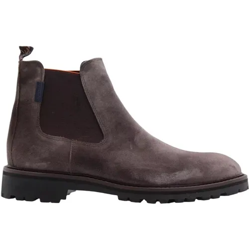 Dentergem Leather Boot , male, Sizes: 7 1/2 UK, 7 UK - Floris van Bommel - Modalova