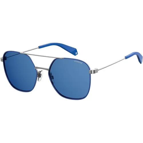 Blaue Metall-Sonnenbrille Polaroid - Polaroid - Modalova