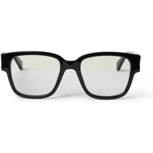 Blue Block Soft-Square Glasses , unisex, Sizes: 53 MM - Off White - Modalova
