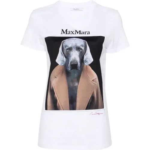 T-Shirt for Women , female, Sizes: S, M, XS - Max Mara - Modalova