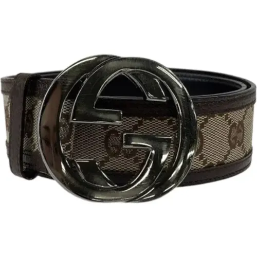 Pre-owned Canvas belts , male, Sizes: ONE SIZE - Gucci Vintage - Modalova