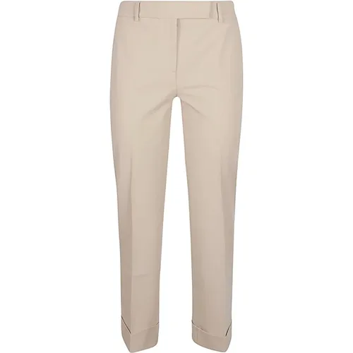 Slim-Fit Trousers for Modern Woman , female, Sizes: M, XL, 2XL, S, 2XS - Via Masini 80 - Modalova