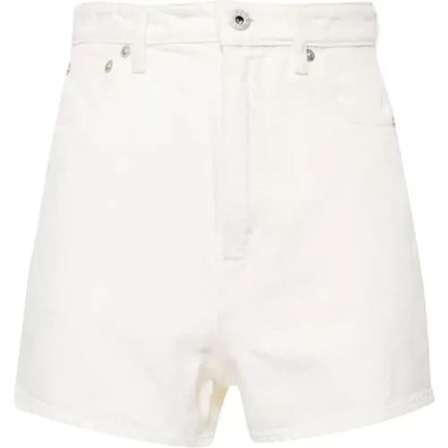 Women's Clothing Shorts Grey Ss24 , female, Sizes: W26, W25, W27 - Kenzo - Modalova