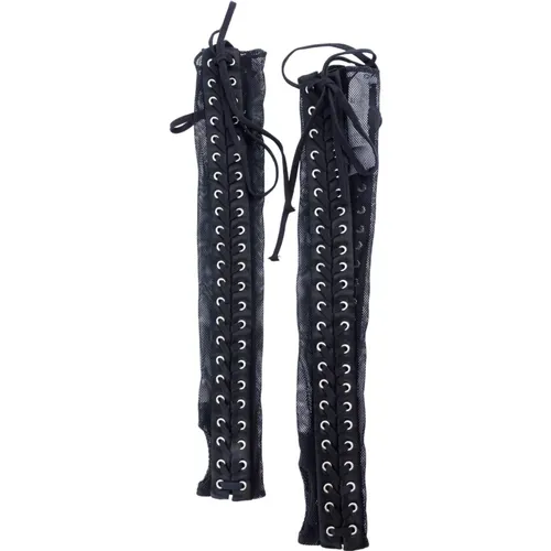 Elegant Evening Arm Gloves , female, Sizes: M - Dolce & Gabbana - Modalova