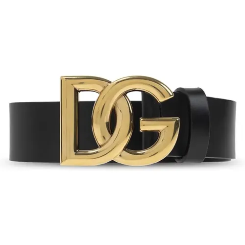 Gürtel mit Logo , Herren, Größe: 110 CM - Dolce & Gabbana - Modalova