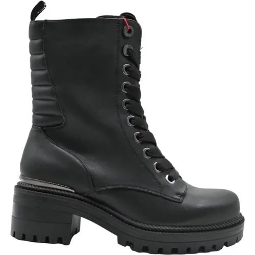 Moto Hi Schwarze Stiefel Wrangler - Wrangler - Modalova