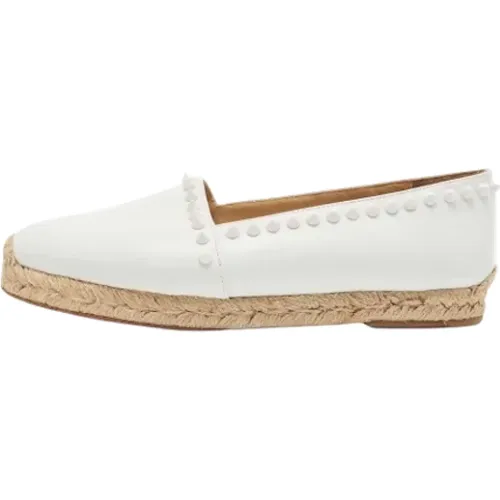 Pre-owned Leather flats , female, Sizes: 3 UK - Christian Louboutin Pre-owned - Modalova