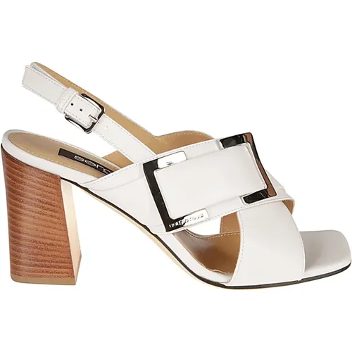 Elevate Your Style with High Heel Sandals , female, Sizes: 3 1/2 UK - Sergio Rossi - Modalova