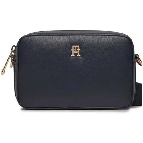 Stilvolle Leder Tasche - Tommy Hilfiger - Modalova