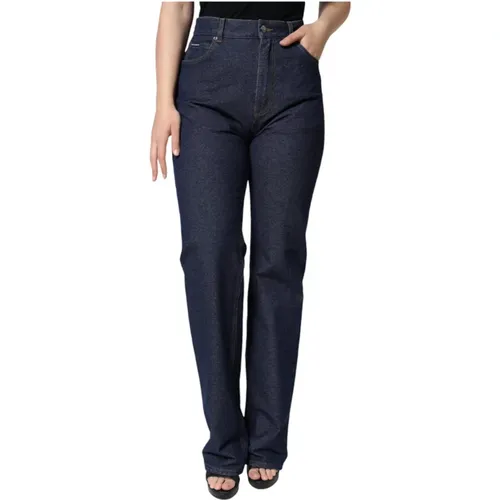 Dunkelblaue High Waist Denim Jeans - Dolce & Gabbana - Modalova