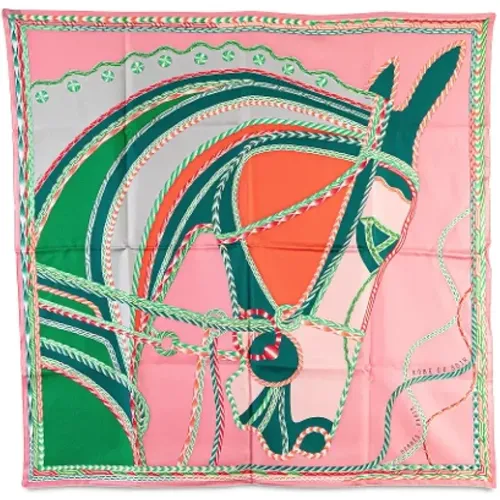 Pre-owned Silk scarves , female, Sizes: ONE SIZE - Hermès Vintage - Modalova