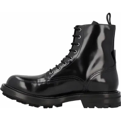 Leather boots , male, Sizes: 7 UK, 9 UK, 10 1/2 UK, 10 UK - alexander mcqueen - Modalova