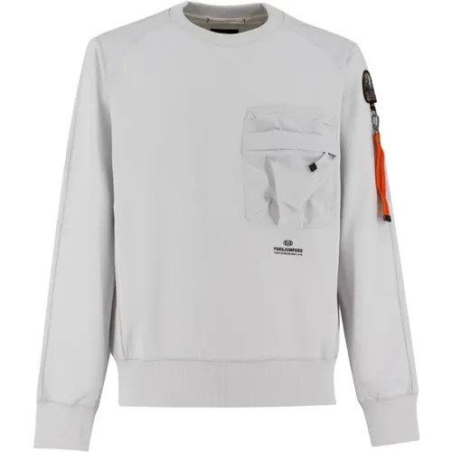 Modern Crewneck Sweatshirt , male, Sizes: 2XL, L - Parajumpers - Modalova