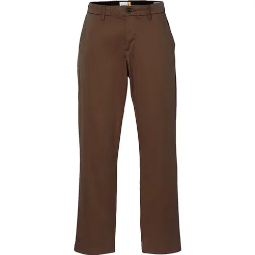 Slim Fit Stretch Twill Chino Hose,Gelbe Stretch-Twill-Chinohose,Slim Fit Chino Hose aus Stretch-Twill - Timberland - Modalova