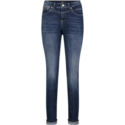 Rich Slim Leichte Authentische Denim Jeans , Damen, Größe: M L30 - MAC - Modalova