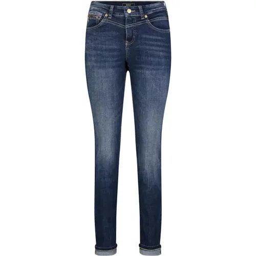 Rich Slim Leichte Authentische Denim Jeans , Damen, Größe: S - MAC - Modalova