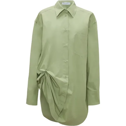 Long Shirt with Side Tie , female, Sizes: XS - JW Anderson - Modalova