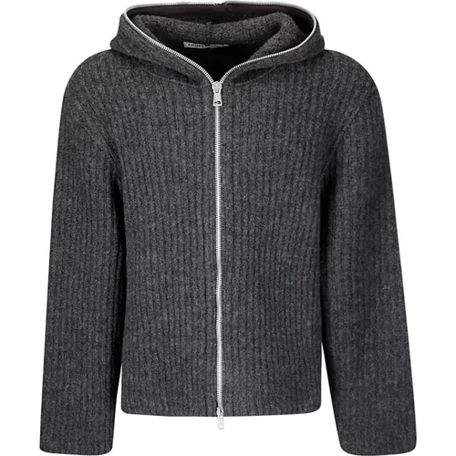 Wool Zip Hoodie Sweater , male, Sizes: M, S - Our Legacy - Modalova