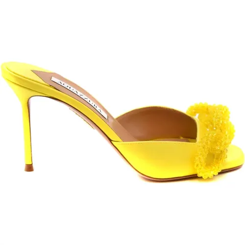 Womens Shoes Sandals Ss23 , female, Sizes: 4 1/2 UK, 4 UK - Aquazzura - Modalova
