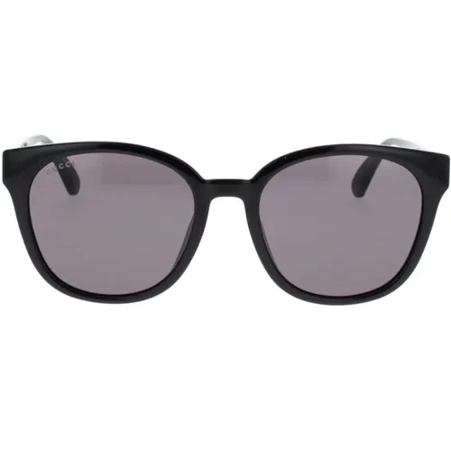 Cool Cat-Eye Sunglasses with Iconic Web Design , female, Sizes: 56 MM - Gucci - Modalova