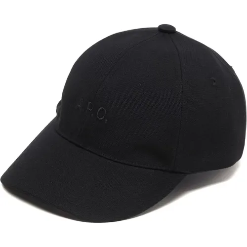 Corduroy Logo Cap 100% Cotton , male, Sizes: ONE SIZE - A.p.c. - Modalova