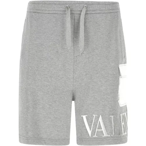 Shorts Ss22 Regular Fit Cotton , male, Sizes: M - Valentino - Modalova