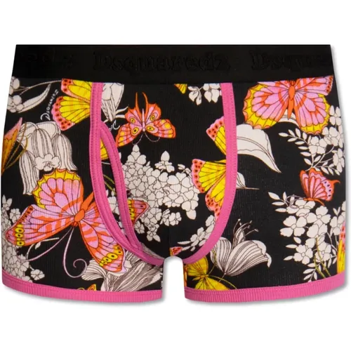 Boxershorts mit Blumenmuster , Herren, Größe: M - Dsquared2 - Modalova