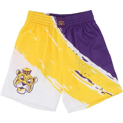 LSU Tigers Basketball Shorts Sublimated Mesh , Herren, Größe: L - Mitchell & Ness - Modalova