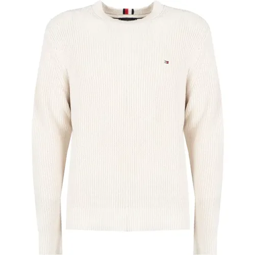 Klassischer Strickpullover , Herren, Größe: 2XL - Tommy Hilfiger - Modalova