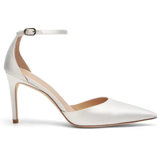 Minimalistische Riemenpumpe , Damen, Größe: 39 1/2 EU - Stuart Weitzman - Modalova