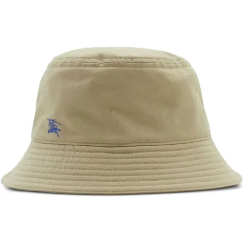 Khaki Grüne Bucket Cap Accessoires , Herren, Größe: S - Burberry - Modalova