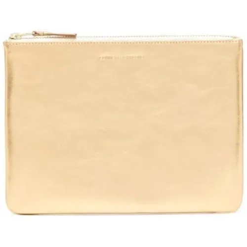 Stylish Gold Wallet for Men , male, Sizes: ONE SIZE - Comme des Garçons - Modalova