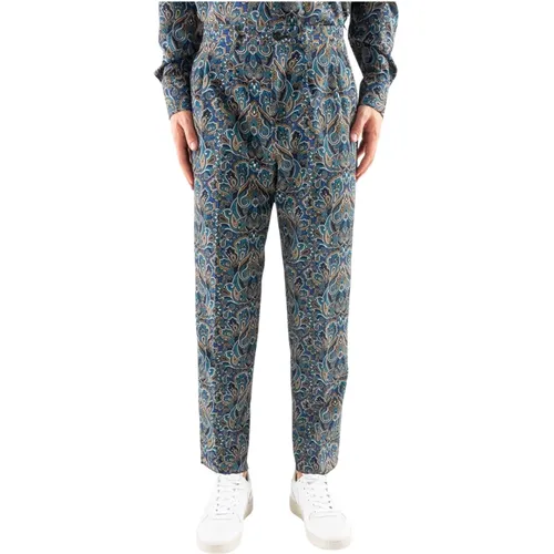 Paisley Print Suit Hosen , Herren, Größe: 2XL - CORSINELABEDOLI - Modalova