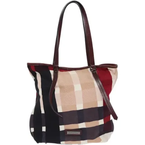 Pre-owned Canvas totes , female, Sizes: ONE SIZE - Burberry Vintage - Modalova