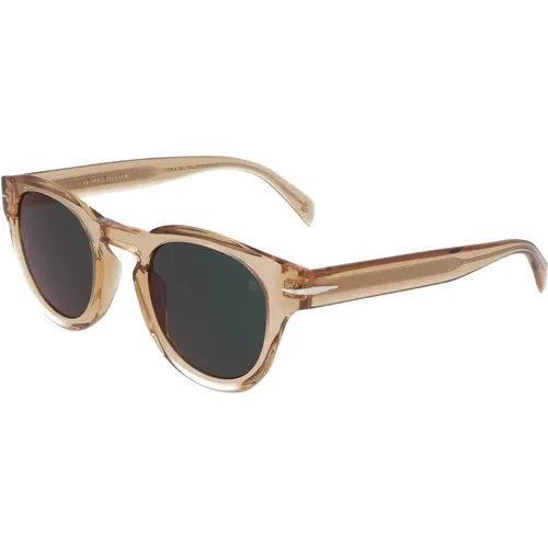 Retro-inspired Sunglasses DB 7041/s Flat , unisex, Sizes: 49 MM - Eyewear by David Beckham - Modalova